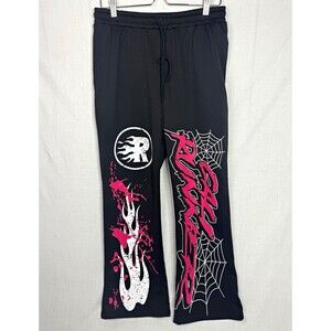 Lg PAVTROS Manfinity Streetrush Casual Graphic Print Drawstring Waist Sweatpants